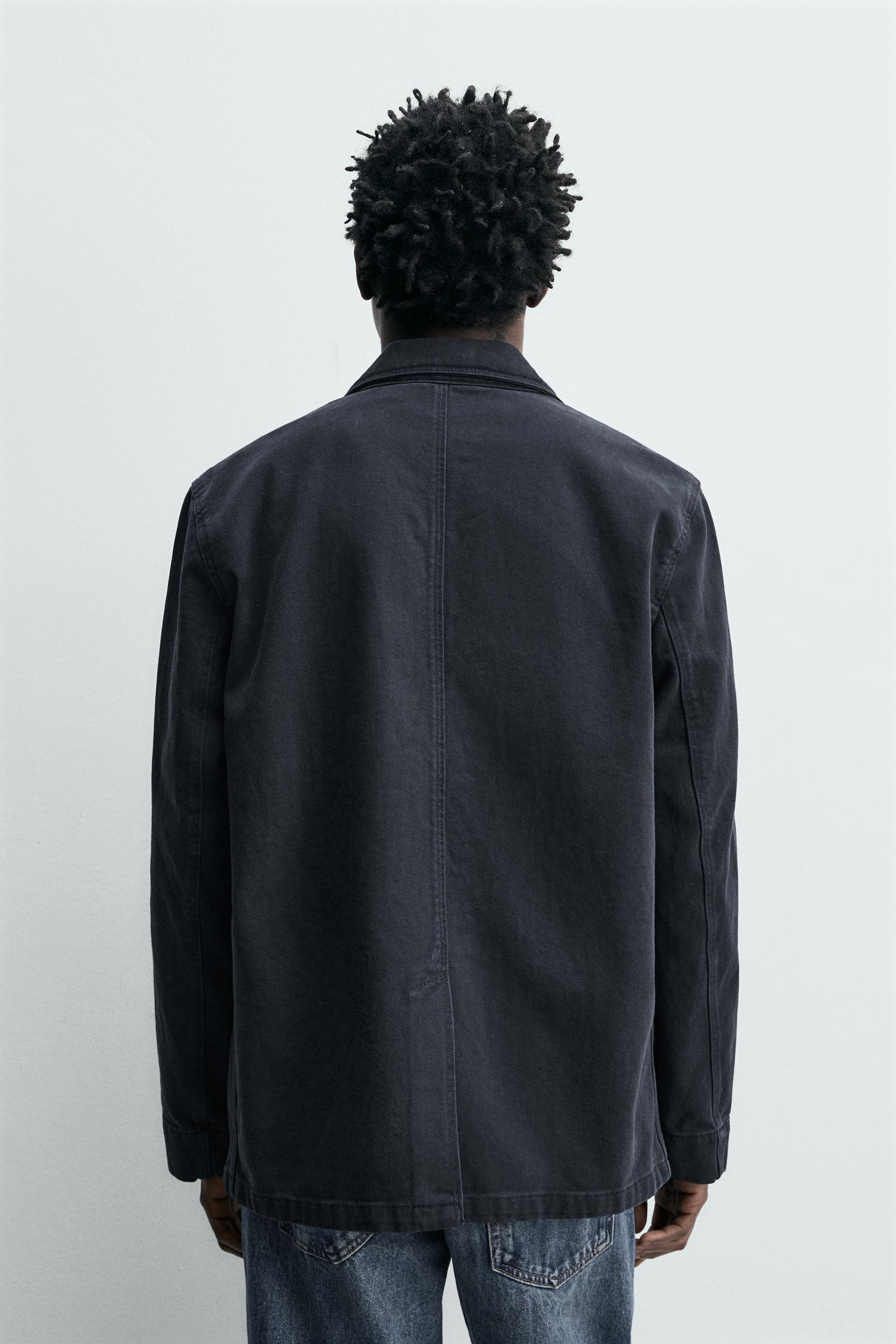 RELAXED FIT COTTON BLAZER